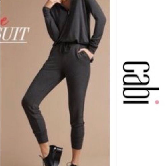 CAbi Tops - Cabi hoodie playsuit Gray jumpsuit, size M